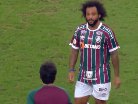 Alarma en Fluminense: Marcelo sufrió lesión y tuvo que salir en el primer tiempo
