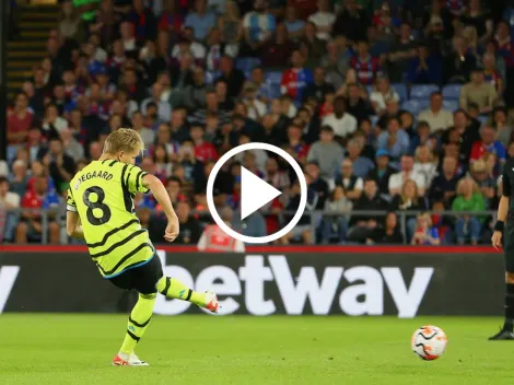 Definición con clase: el gol de Odegaard que le dio el triunfo a Arsenal