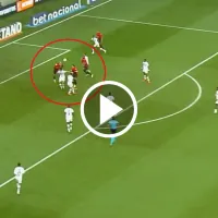 Vitor Roque no para: gol agónico y enorme gesto técnico