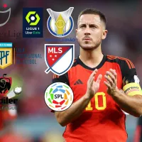 MLS, Arabia, Turquía, Francia, Brasil y Argentina, las opciones de Hazard