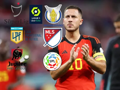 MLS, Arabia, Turquía, Francia, Brasil y Argentina, las opciones de Hazard