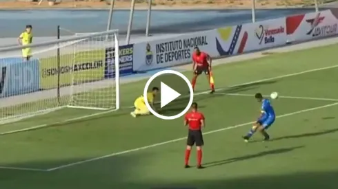 Patético penal de Óscar Flores en la Liga FutVe