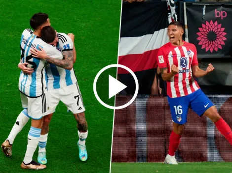 Como en el Mundial: la asistencia de De Paul para Molina en Atlético de Madrid