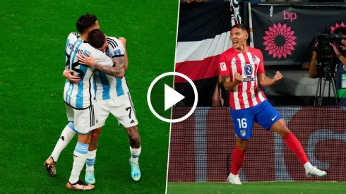 Como en el Mundial: la asistencia de De Paul para Molina en Atlético de Madrid