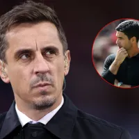 Neville criticó la táctica de Arteta: \'Que ponga fin a este experimento\'
