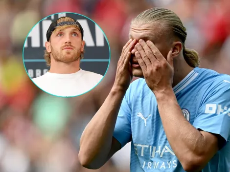 Haaland reveló a Logan Paul un bizarro hábito nocturno