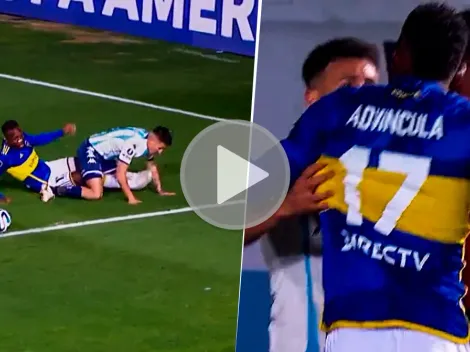 Luis Advíncula se peleó con Gabriel Rojas en el Boca Juniors vs. Racing Club