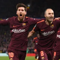 Iniesta se lamentó por el no regreso de Messi al Barcelona