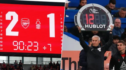 Tiempos añadidos en la Premier League