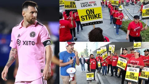 Lionel Messi y huelgas en Los Ángeles.