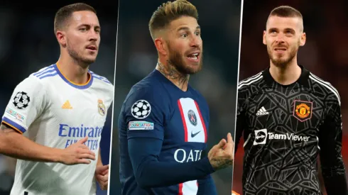 Eden Hazard, Sergio Ramos y David De Gea siguen libres.