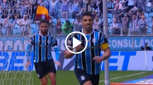 Gol de Luis Suárez ante Cuiabá