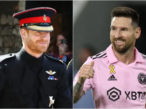 Se reveló cuál fue el épico mensaje del Príncipe Harry para Messi