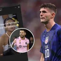 El picante mensaje de Pulisic contra las celebridades que vieron a Messi