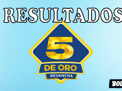 Resultados del 5 de Oro del miércoles 6 de septiembre 2023