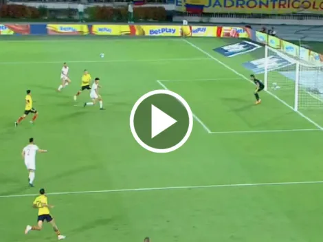 Santos Borré tardó 30 segundos en marcar el primer gol ante Venezuela (VIDEO)
