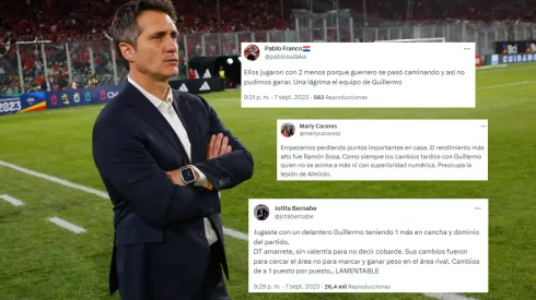 Paraguay empató y fuertes críticas cayeron sobre Guillermo: "Falta de valentía"