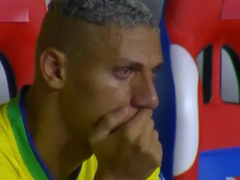 Las lágrimas de bronca de Richarlison por no poder marcar gol con Brasil ante Bolivia