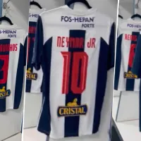 Alianza Lima le regaló camisetas a la Selección Brasileña