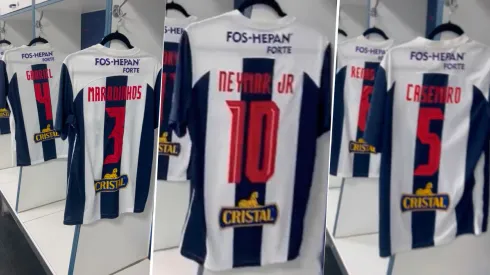 Alianza Lima le regaló camisetas a la Selección Brasileña