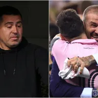 ¿Mensaje para Beckham? Román habló de Messi y su golazo de tiro libre