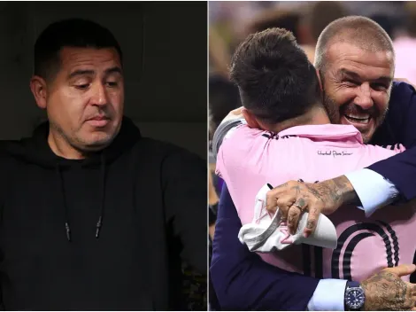 ¿Mensaje para Beckham? Román habló de Messi y su golazo de tiro libre