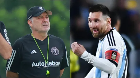 Gerardo Martino y Lionel Messi.