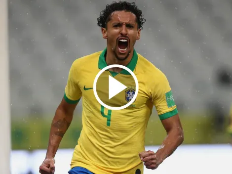 Neymar y Marquinhos madrugaron a Perú: el gol del triunfo para Brasil