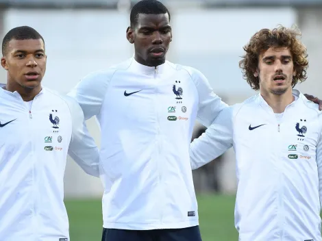 La reacción de Mbappé y Griezmann al doping positivo de Pogba