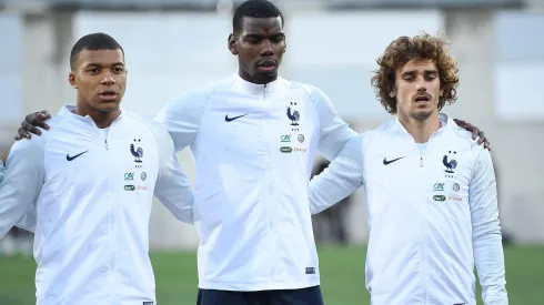Kylian Mbappé y Antonie Griezmann se enteraron del doping positivo de Paul Pogba en la previa del Francia vs. Alemania. Getty Images.