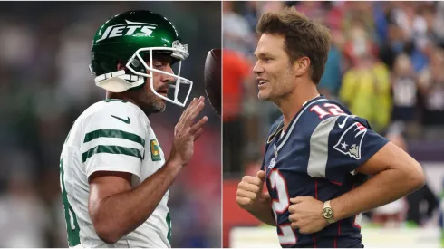 Aaron Rodgers y Tom Brady.