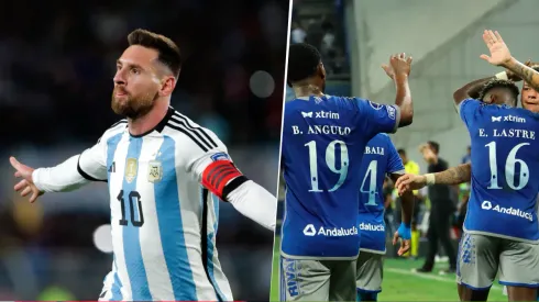 Dos leyendas de Emelec inmortalizaron la firma de Messi