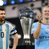 Messi, detrás de Haaland en las predicciones del The Best