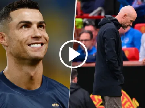 Hinchas de Manchester United, contra ten Hag: "Viva Ronaldo"