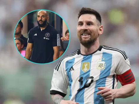 Un ex Argentina visitó a Messi en Miami y su guardaespaldas lo vigiló de cerca