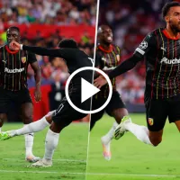 Angelo Fulgini empata para Lens ante Sevilla con golazo de tiro libre