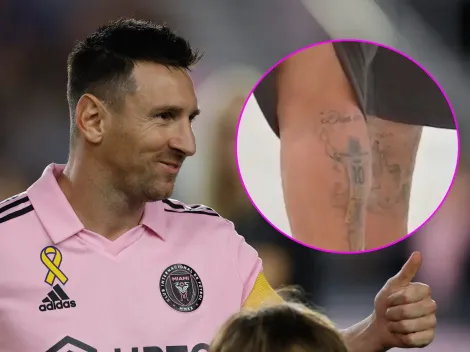 Exjugador de Boca Juniors se tatuó a Messi y mostró cómo le quedó