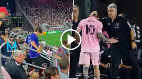 Hinchas de Inter Miami abandonaron el estadio tras la salida de Messi