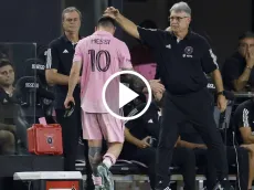 La reacción de Messi al ver a Jorge Mas en el banco tras cambio (VIDEO) 