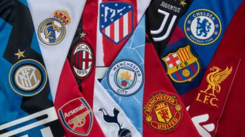 Principales clubes del fútbol europeo.