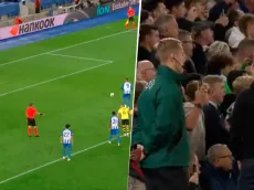 La reacción de Roberto De Zerbi al primer gol del Brighton (VIDEO)