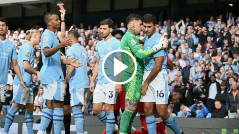 Rodri vio la tarjeta roja por una agresión insólita a un rival.