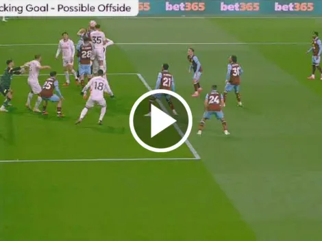 La jugada de Hojlund que impidió el primer gol de Manchester United (VIDEO)