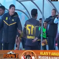 Jugador de Cantolao discute con su entrenador en pleno partido