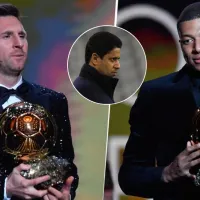 ¿Rencor con Messi? Al Khelaifi dijo que Mbappé merece el Balón de Oro