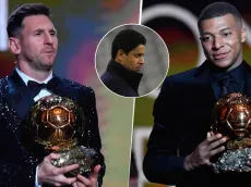 ¿Rencor con Messi? Al Khelaifi dijo que Mbappé merece el Balón de Oro