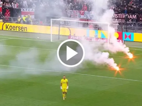 ¡Disturbios! Hinchas de Ajax enfurecen en el Klassieker