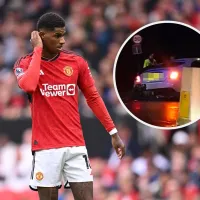 ¡Se estrelló! Marcus Rashford sufrió un accidente de tránsito