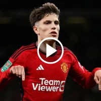 VIDEO Garnacho metió su primer gol en la temporada y lo festejó a lo CR7