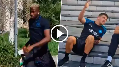 Victor Osimhen ignoró a Denme y Zielinski